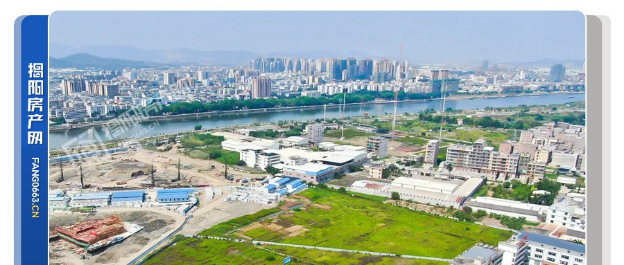 北邻榕江北河，西邻万达广场，将建设南北两区住宅，中央花园！